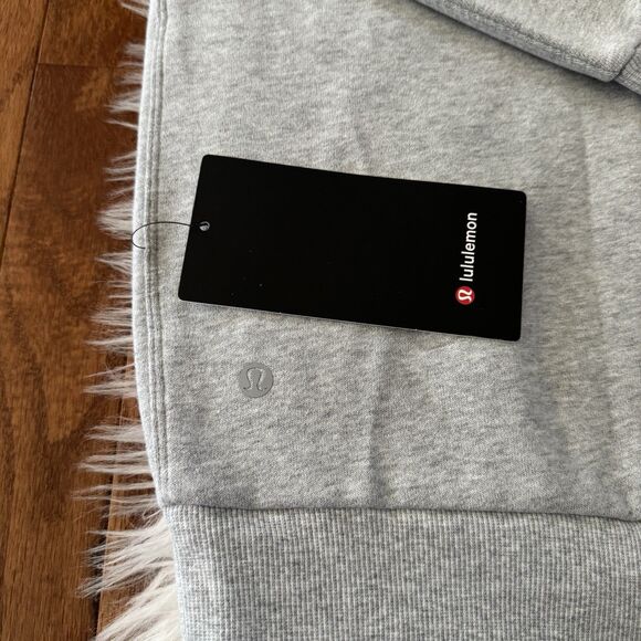 Lululemon Steady State Crew Sweatshirt Mens Medium Gray Fleece Lined Relaxed NWT - Picture 5 of 10